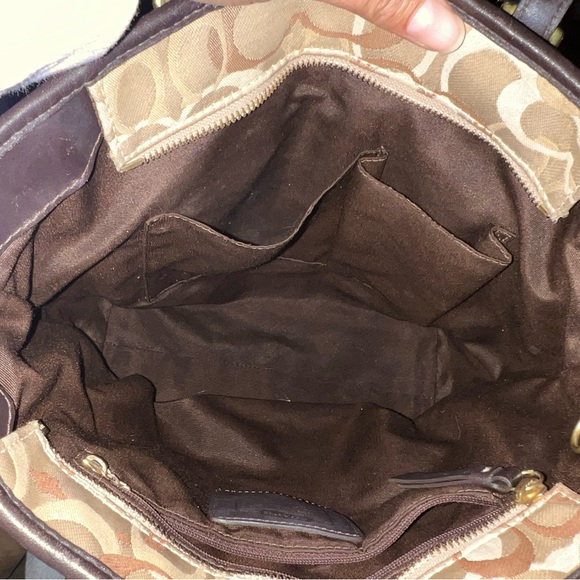 Authentic 2007 Coach Gold Brown Leather Suede
Patchwork Handbag G0771-F11408 - Picture 10 of 15